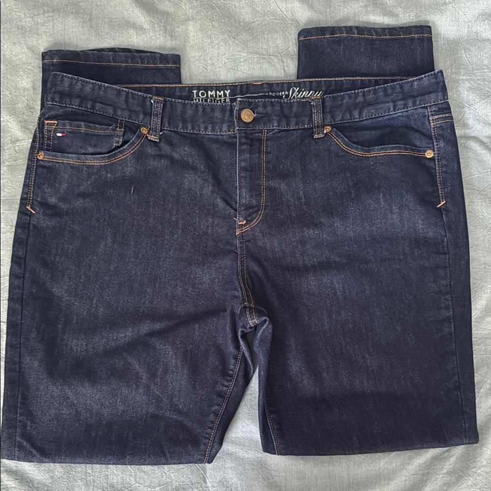 Tommy Hilfiger Blue Skinny Jeans Classic Style